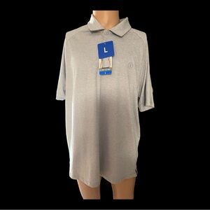 Hurley New Mens Large Heather Gray Polo